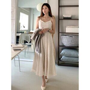 NWOT SHEIN Dress New cream lace cami - party, bridesmaid etc